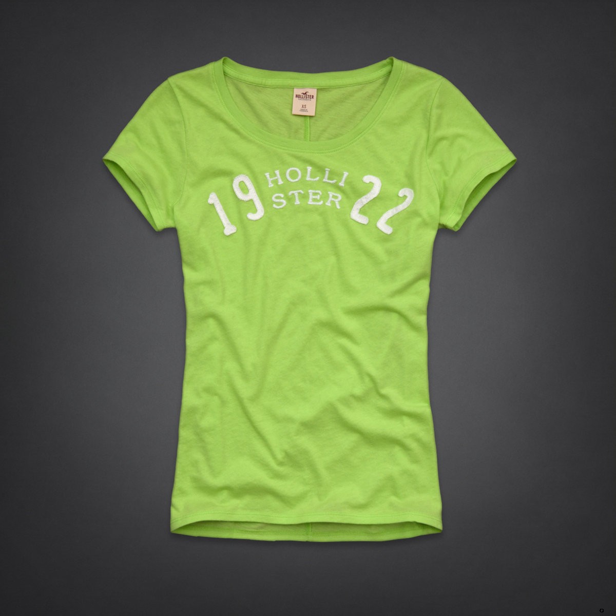 Hollister Mujeres De Cuello Redondo Corto Remera HCO4830